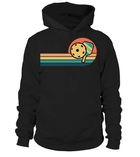 Pickleball Paddle Pickleball Player Retro Vintage Hoodie Unisex