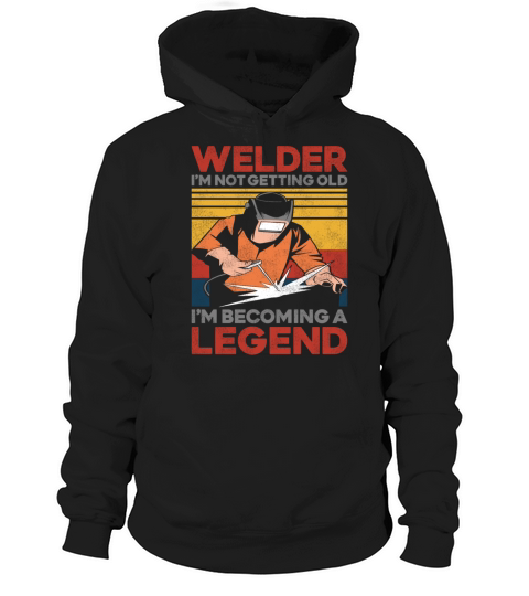 Welder Welding Vintage Retro Hoodie Unisex