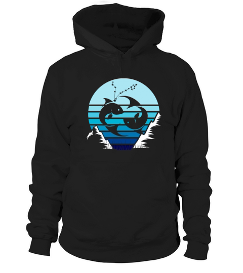 Zodiac Pisces Star Sign Hoodie Unisex