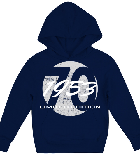 70th birthday men women 70 years 1953 vintage Kids Hoodie