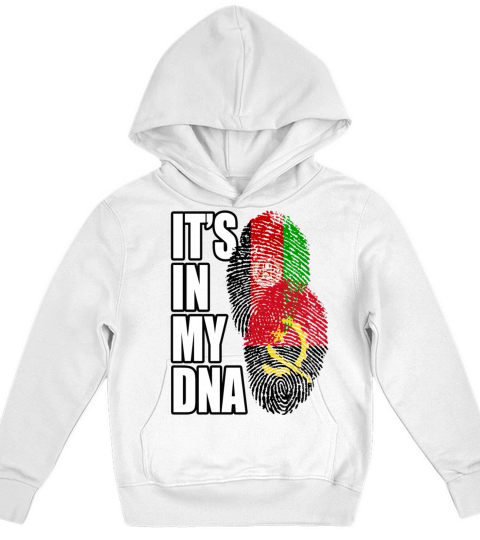 Angolan And Afghanistan Mix Heritage DNA Flag Kids Hoodie
