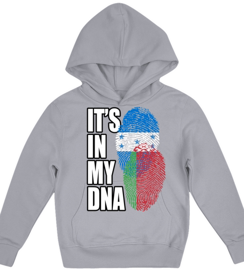 Belarusian And Honduran Mix Heritage DNA Flag Kids Hoodie