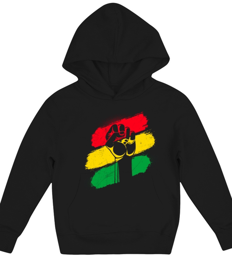 Black History Month USA History America African Kids Hoodie