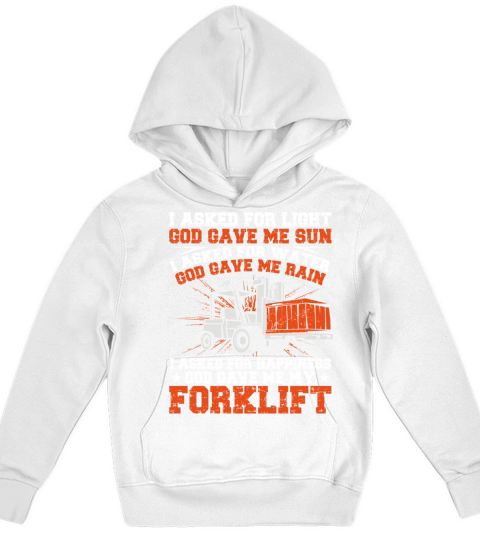 Certified Forklift Truck Operator Kids Hoodie
