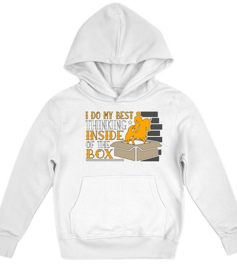 Dressage I Do My Best Thinking Horse Riding Equine Kids Hoodie