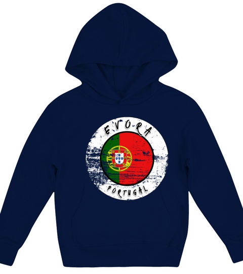 Evora Portugal Vintage Kids Hoodie