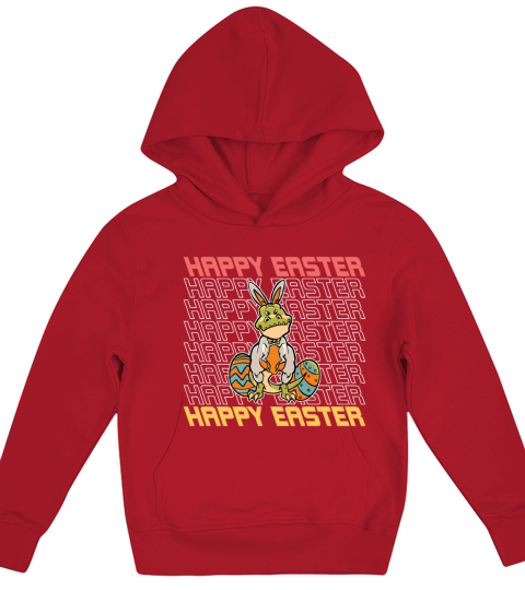 Happy Easter Shirt Frohe Ostern Bunny Hase Kids Hoodie