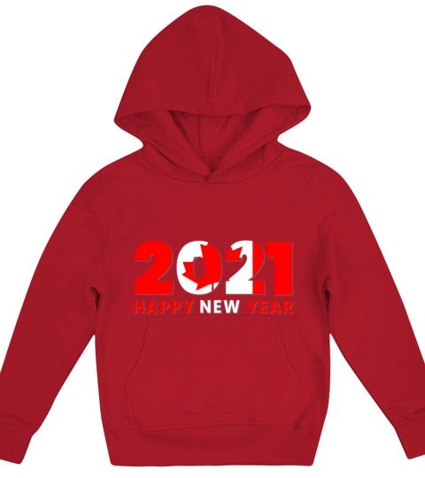 Happy new year canada Kids Hoodie