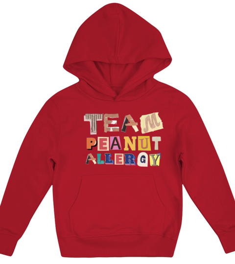 Peanut Allergy Awareness Peanut Allergic Kids Hoodie