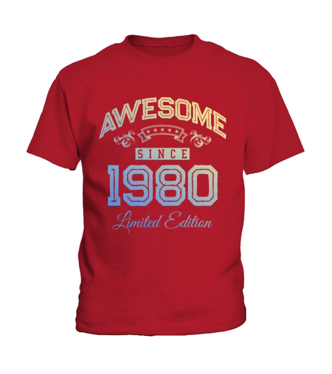 1980 awesome since Kids T-Shirt