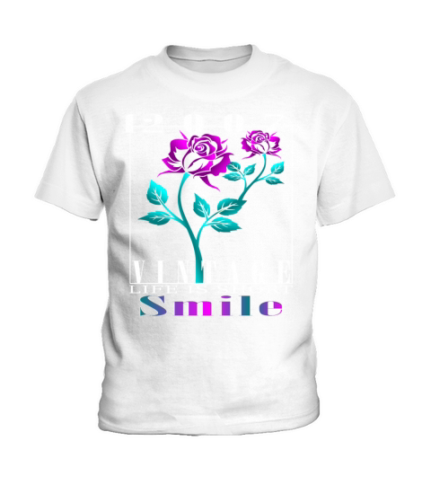 2007 Born Vintage Rose Gift Kids T-Shirt
