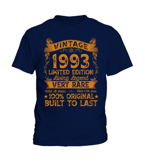30 Year Old Gifts Vintage 1993 Limited Edition 30t Kids T-Shirt