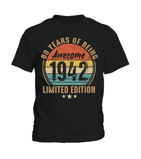 40th Birthday Vintage 1982 Limited Edition 40 Year Kids T-Shirt