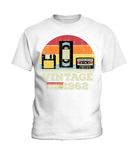 61 Year Old Vintage 1962 61st Birthday Gift Kids T-Shirt