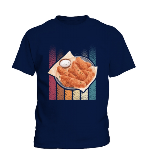 chicken tenders vintage design Kids T-Shirt