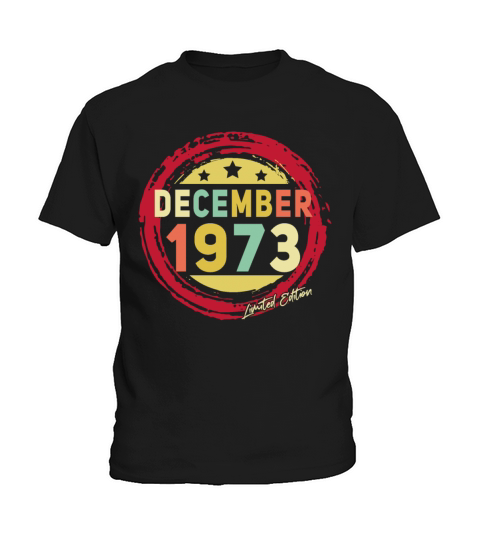 December 1973 Vintage Limited Kids T-Shirt