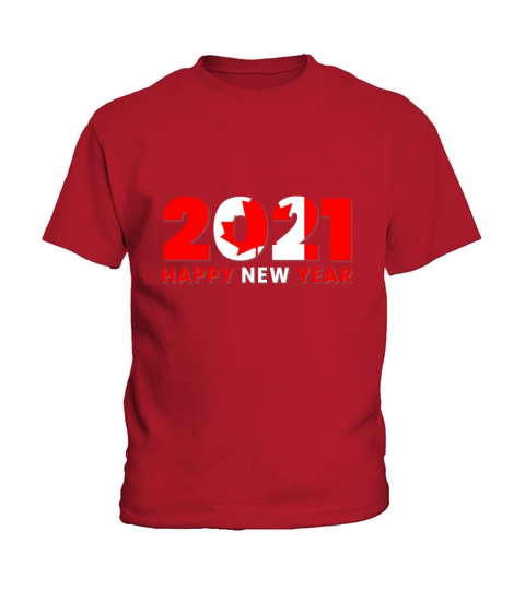 Happy new year canada Kids T-Shirt