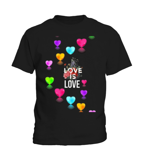 Happy valentine Day love is love369 Kids T-Shirt