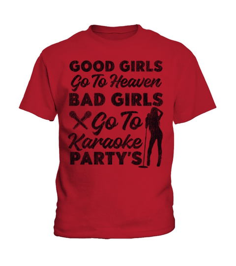 Karaoke Singer Vintage Good Girls Kids T-Shirt