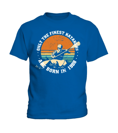 Kayak-Rafting KAYAKER Vintage 1988 Birthday Kids T-Shirt
