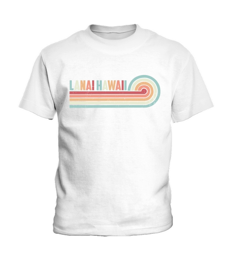 Lanai Hawaii National Park Vintage Kids T-Shirt