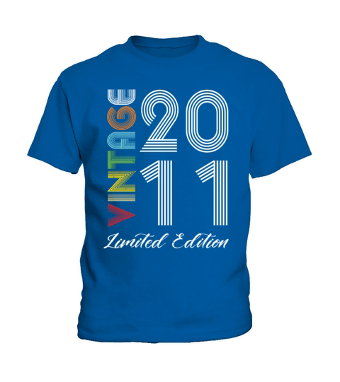 Vintage 2011 Vintage Birthday Retro Vintage Kids T-Shirt