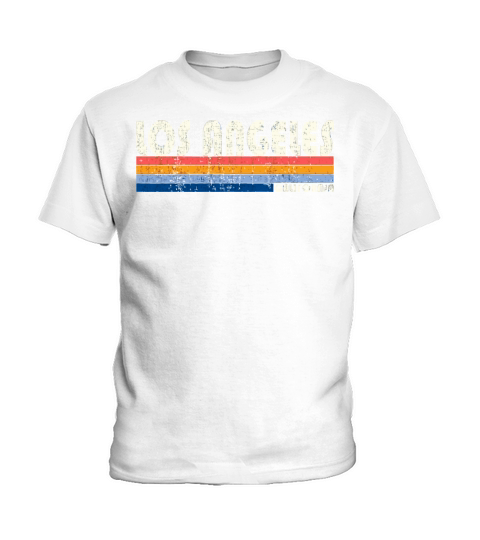 Vintage 70S 80S Style Los Angeles Ca Kids T-Shirt