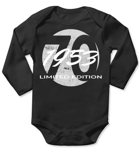 70th birthday men women 70 years 1953 vintage Long Sleeve Baby One-Piece