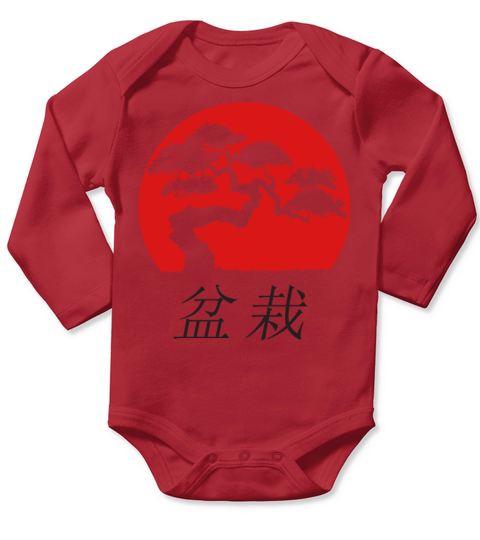 Bonsai Japan Long Sleeve Baby One-Piece