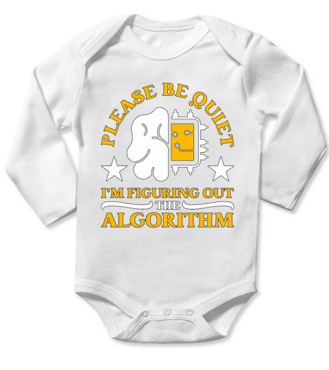 Robotics Please Be Quiet Robots Robotics Engineer Long Sleeve Baby One-Piece