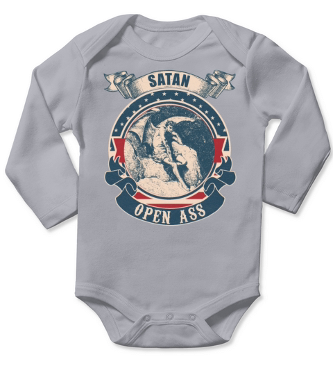 Satan open ass vintage Long Sleeve Baby One-Piece