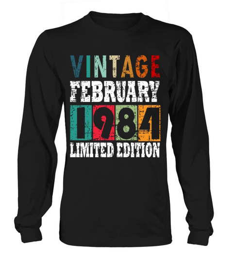 1984 February vintage Long sleeved Unisex