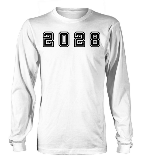 2028 Year Number Long sleeved Unisex