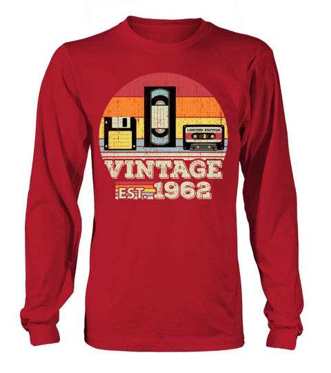 61 Year Old Vintage 1962 61st Birthday Gift Long sleeved Unisex