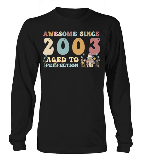 Awesome since 2003 - 20th Birthday - 2023 Groovy Long sleeved Unisex