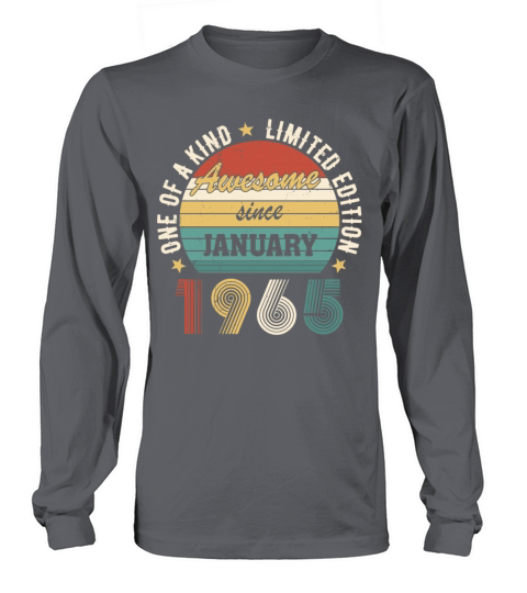 Awesome Since January 1965 Limited Edition Long sleeved Unisex