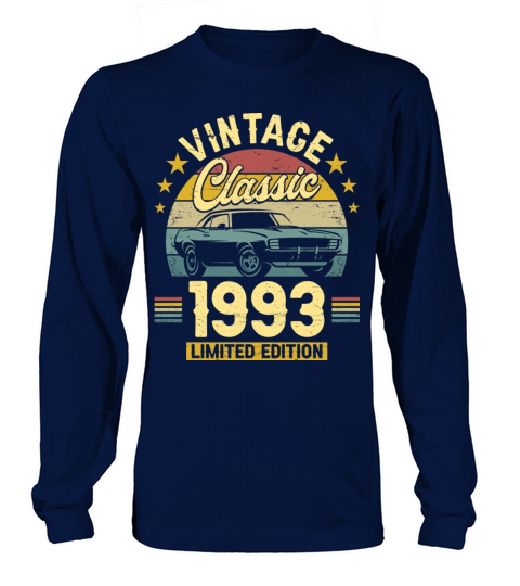 Classic 1993 30 Years Old Vintage 30th Birthday Long sleeved Unisex