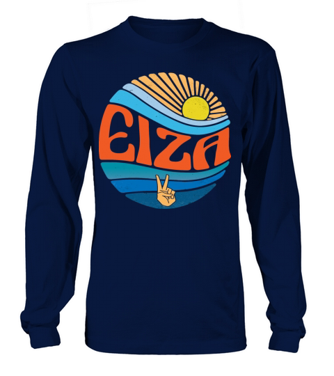 Eiza Shirt Vintage Sunset Eiza Groovy Tie Dye Long sleeved Unisex