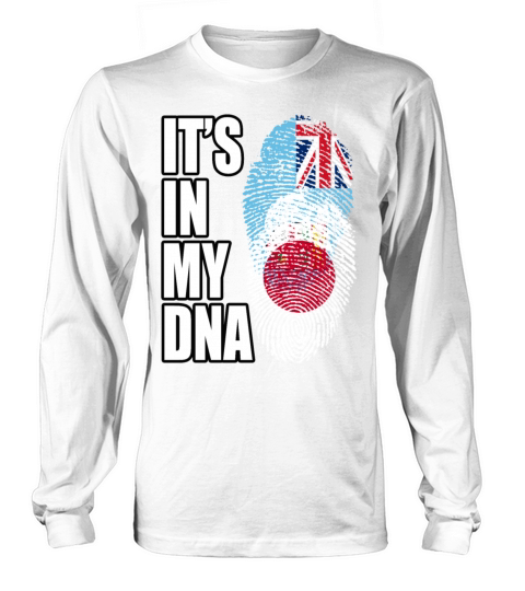 Fijian And Japanese Mix Heritage DNA Flag Long sleeved Unisex