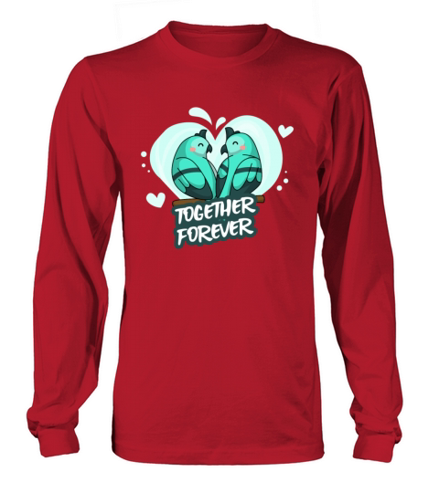 Funny Valentines Day Animal Motif Long sleeved Unisex