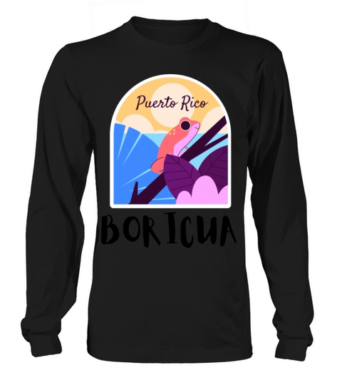 PUERTO RICO BORICUA COQUI Long sleeved Unisex