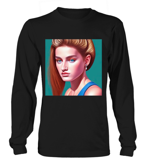 Retrowave Synthwave 80s Character Design Long sleeved Unisex