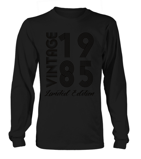 Vintage 1985 Vintage Birthday Retro Vintage Long sleeved Unisex