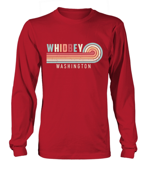 Whidbey National Park Vintage Long sleeved Unisex