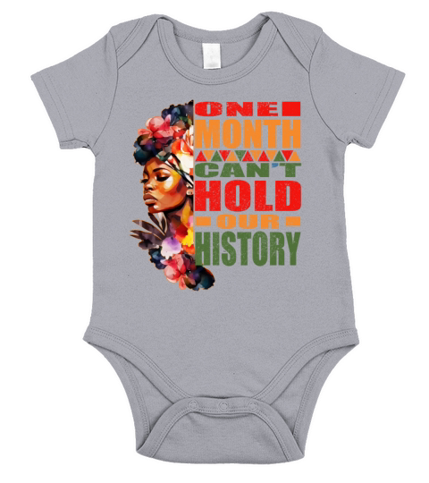 Black History Month Juneteenth African Women Short Sleeve Baby One-Piece