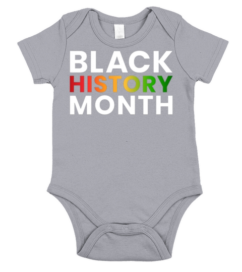 BLACK HISTORY MONTH - NEW T-SHIRT DESIGN Short Sleeve Baby One-Piece