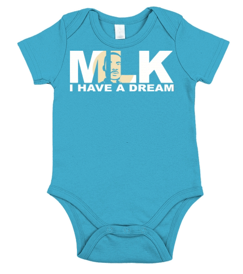 Black History Month Shirt Martin Have Dream Luther Short Sleeve Baby One-Piece