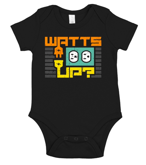 Electrical Engineering Watts Up Lineman Engineer Short Sleeve Baby One-Piece