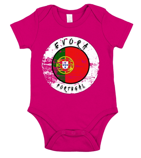 Evora Portugal Vintage Short Sleeve Baby One-Piece