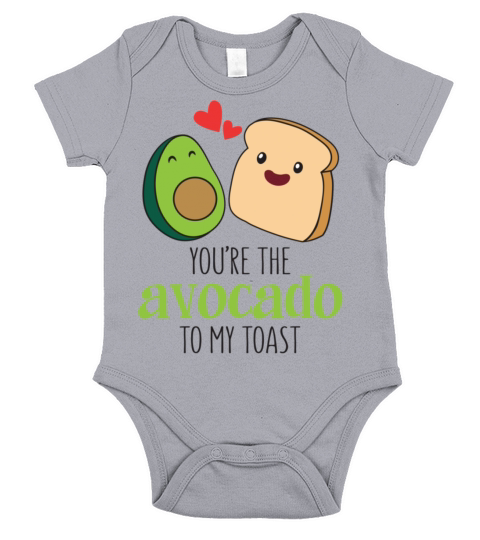 Funny Gift for Valentines Day youre the avocado to Short Sleeve Baby One-Piece